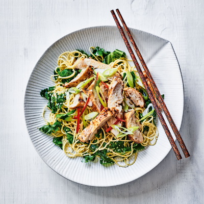 roasted-sichuan-pepper-chicken-with-noodles-kale