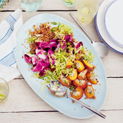 spiced-roasted-peach-and-beetroot-salad