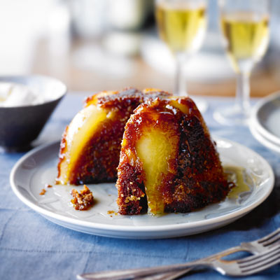 sticky-ginger-and-pear-pudding