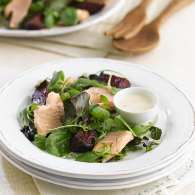 smoked-trout-roast-beetroot-and-tarragon-salad