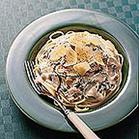 spaghetti-with-dolcelatte-and-wilted-rocket-sauce