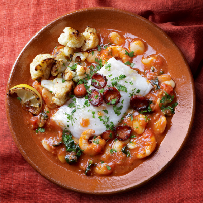 spanish-style-beans-with-cod-and-prawns