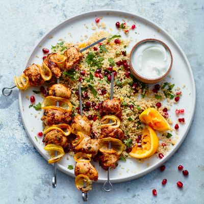 spiced-chicken-skewers-with-couscous