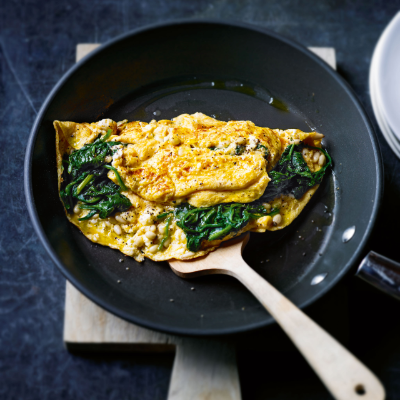 spinach-ricotta-omelette