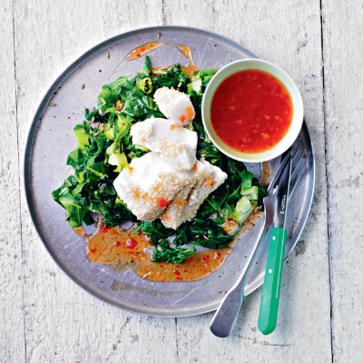 spring-greens-with-sweet-chilli-cod
