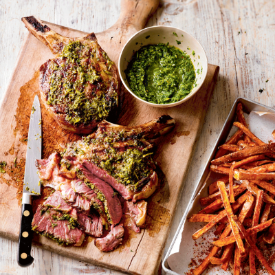 chimichurri-with-steak-spiced-sweet-potato-chips