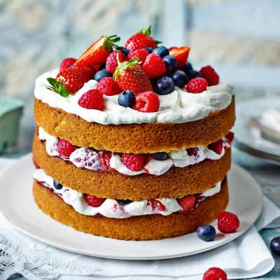 utterly-berry-cake-with-marshmallow-frosting