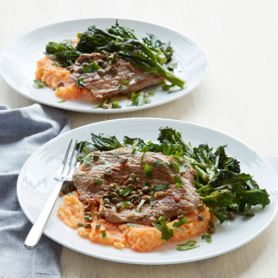 veal-escalopes-with-swede-and-carrot-mash