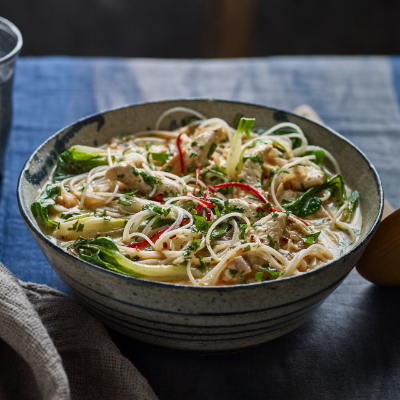 Vietnamese-style chicken noodle bowl