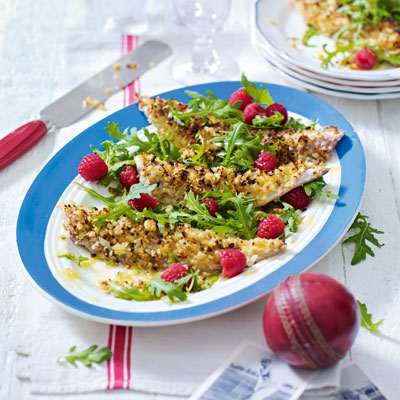 zesty-mackerel-fillets-with-raspberry-and-rocket-salad
